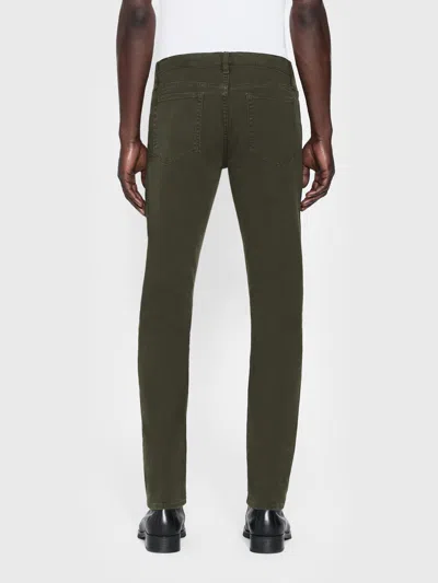 Frame L'homme Slim Twill Jeans In Green