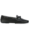 TOD'S lace-up loafers,RUBBER100%