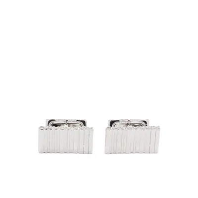 Ferragamo Logo-embossed Cufflinks In Multicolor