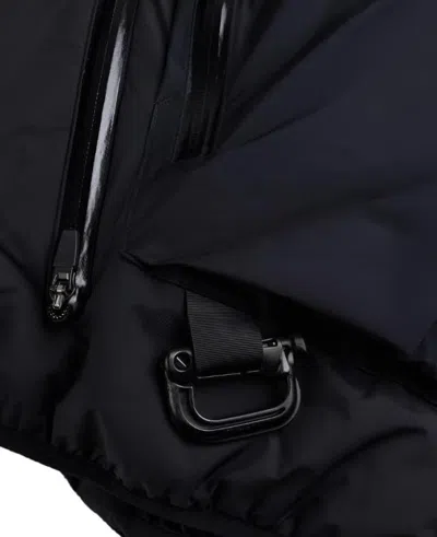 Acronym J14-px Padded Coated-shell Bomber Jacket In Black