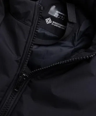 Acronym J14-px Padded Coated-shell Bomber Jacket In Black