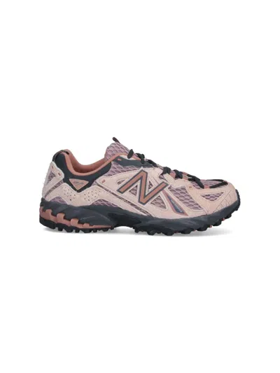 New Balance Low Top Sneakers With Mesh Upper And Rubber Sole In Beige