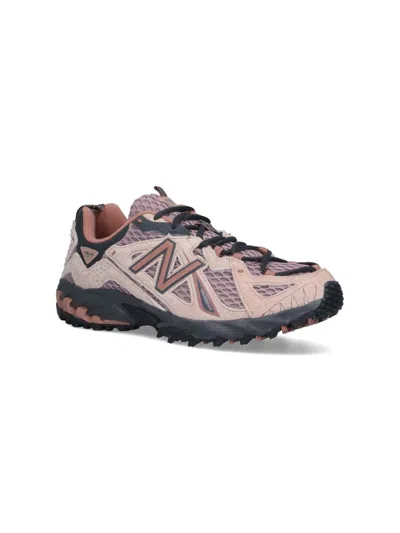 New Balance Low Top Sneakers With Mesh Upper And Rubber Sole In Beige