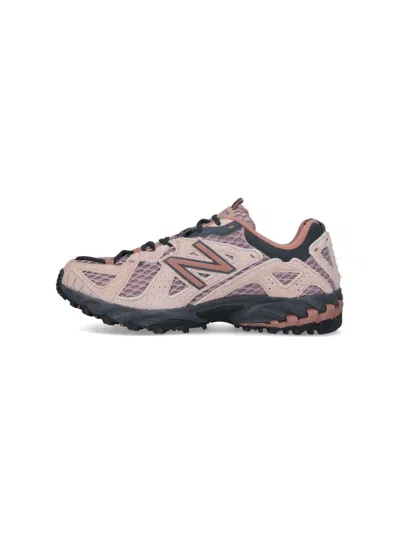 New Balance Low Top Sneakers With Mesh Upper And Rubber Sole In Beige