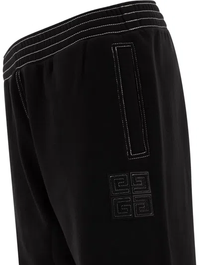 Givenchy 4g Logo Patch Track Pants In Black