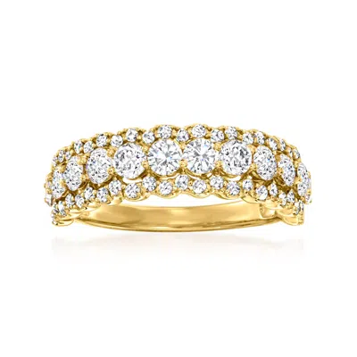 Ross-simons Diamond Ring In 14kt Yellow Gold In White