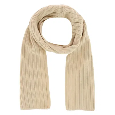 G & S Originals Women's Solid Color Winter Knit Scarf In Beige