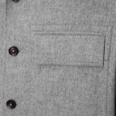 Shop Zegna Jackets In Grey