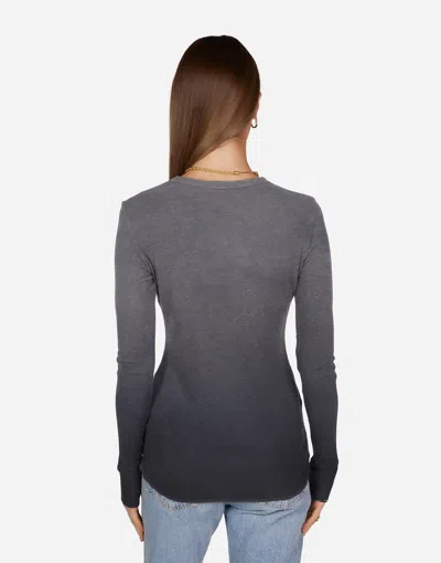 Lauren Moshi Mckinley Ombre Star In Jet Black Ombre