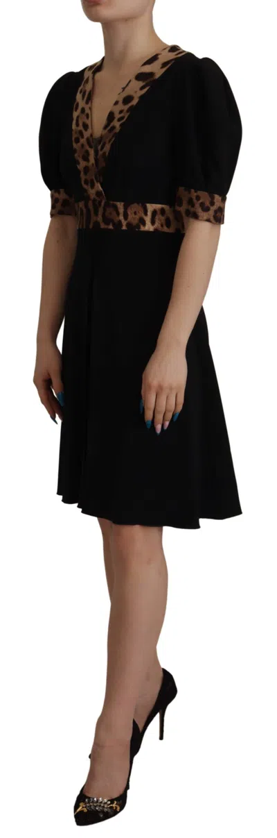 Dolce & Gabbana Short Dresses In Black