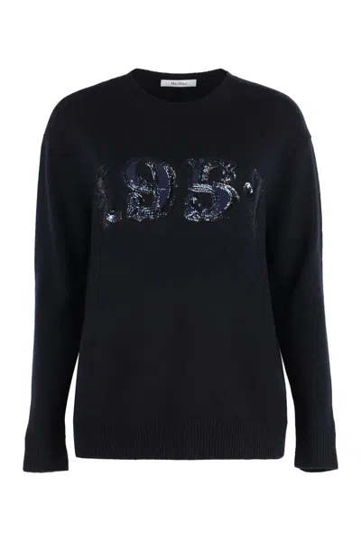 Max Mara Plata 1951 Sweater In Blue