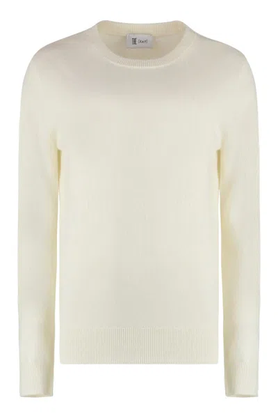 The (alphabet) The (knit) - Cashmere Sweater In White