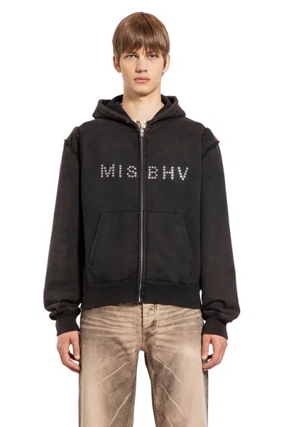 Misbhv Star Teddy Hoodie In Black