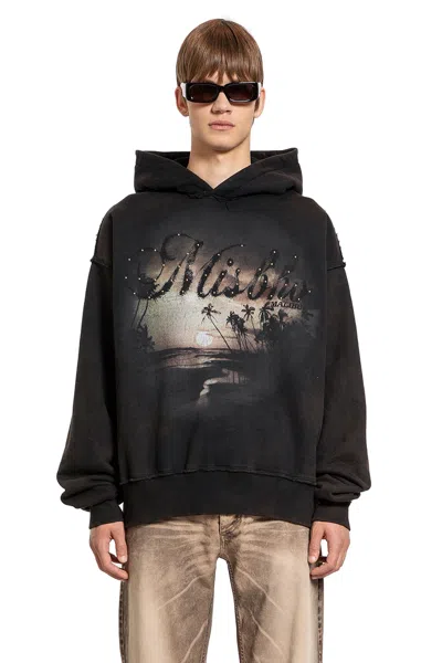 Misbhv Felpa Con Cappuccio Classica Edge Of The Sun In Black