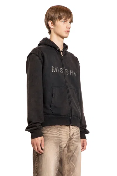 Misbhv Star Teddy Hoodie In Black