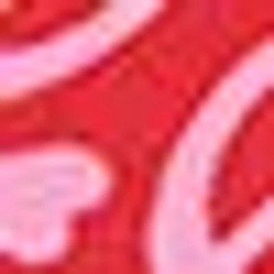 Bebe Marshmallow Printed Notch Collar Pant Set In Crimson