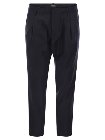 Dondup Belt Loop Casual Pants In Black