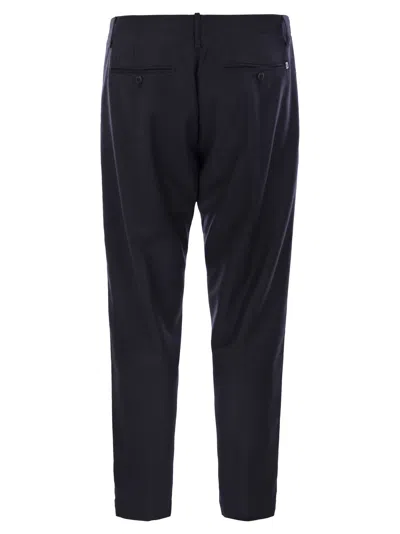 Dondup Belt Loop Casual Pants In Black