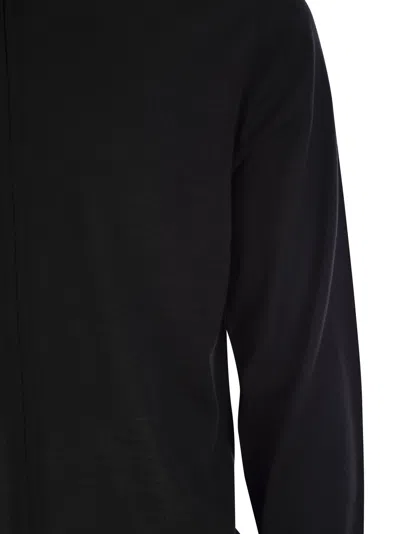Fedeli Favonio - Virgin Wool Sweater With Full Zipper