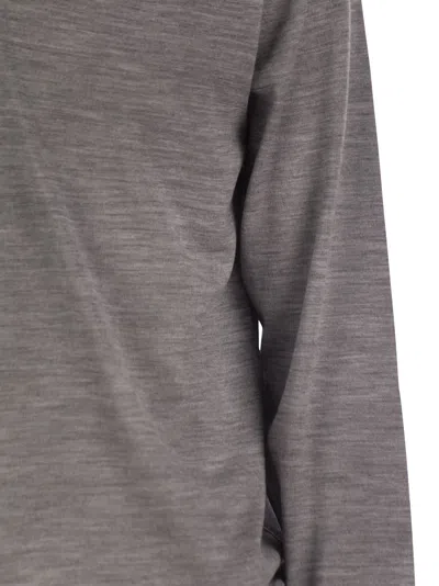 Fedeli Three-button Virgin Wool Polo Shirt