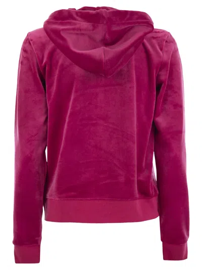 Juicy Couture Cotton Velvet Hoodie