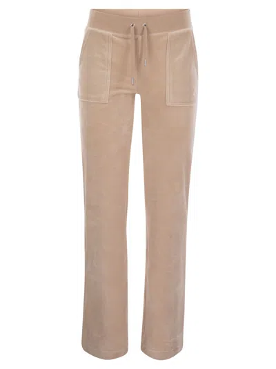 Juicy Couture Cotton Velvet Trousers