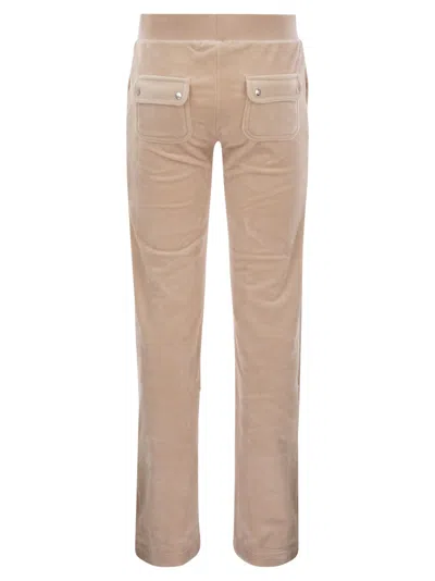 Juicy Couture Cotton Velvet Trousers
