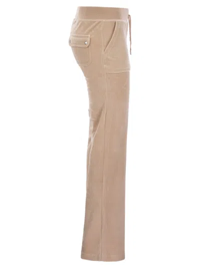 Juicy Couture Cotton Velvet Trousers