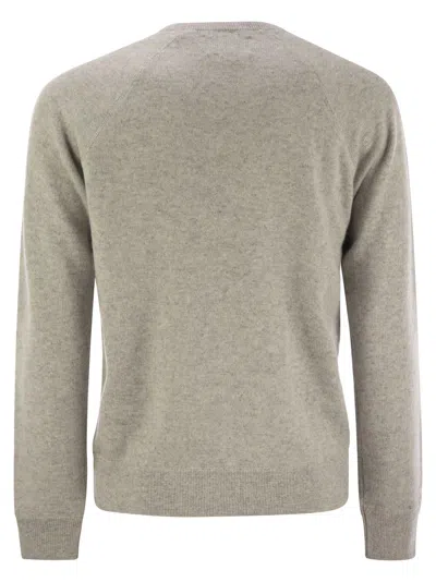 Mc2 Saint Barth Cashmere Blend Jumper With Plush Cut