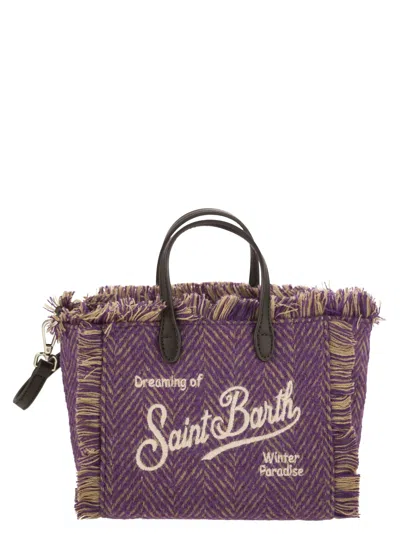 Mc2 Saint Barth Mini Vanity Bag With Bangs And Embroidered Logo