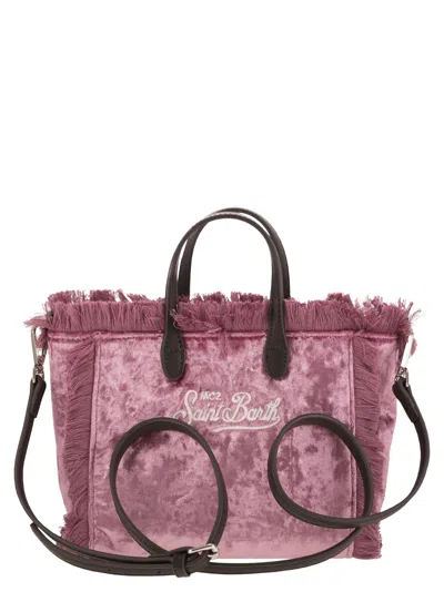 Mc2 Saint Barth Mini Vanity Bag With Bangs And Embroidered Logo