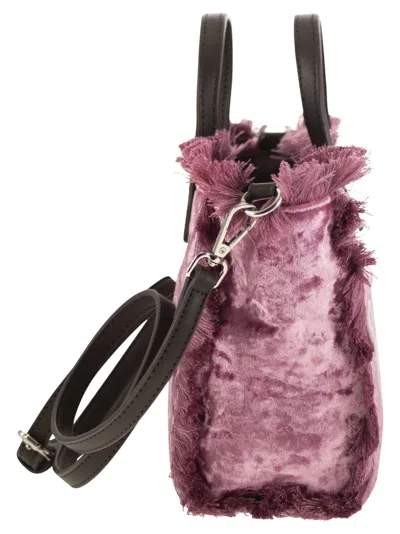 Mc2 Saint Barth Mini Vanity Bag With Bangs And Embroidered Logo