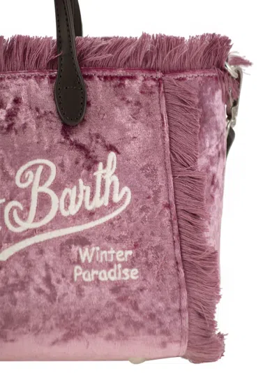 Mc2 Saint Barth Mini Vanity Bag With Bangs And Embroidered Logo