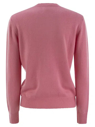 Mc2 Saint Barth Wool-blend Jumper With Embroidery