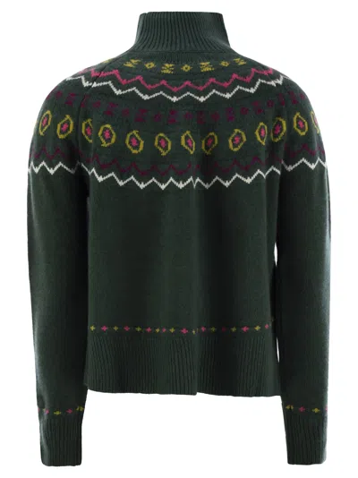 Mc2 Saint Barth Wool-blend Jumper With Embroidery