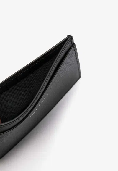 Paul Smith Balloon Mount Fuji Print Leather Cardholder In Multicolor