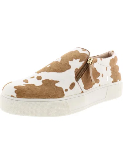 Very Volatile Roxbury Womens Leather Pony Hair Fashion Loafers In Multi