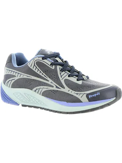 Propét One Lt Womens Mesh Lifestyle Athletic Shoes In Grey
