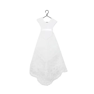 Ctm Women's Wedding Dress Handkerchief In White
