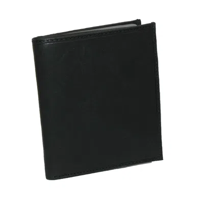 Paul & Taylor Men's Leather Deluxe Hipster Bifold Wallet In Black