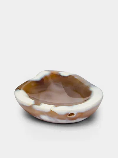 Jia Jia Agate Soap Dish  Abask Luxury Gift In  White