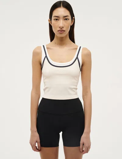 P.e Nation Forward Performance Tank Top In White