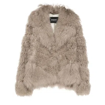 Simonetta Ravizza Leather Outerwears In Multicolor