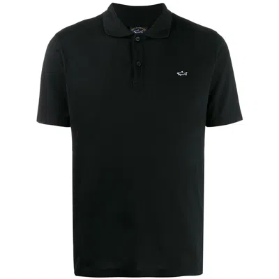 Paul & Shark Logo Polo Shirt In Blue