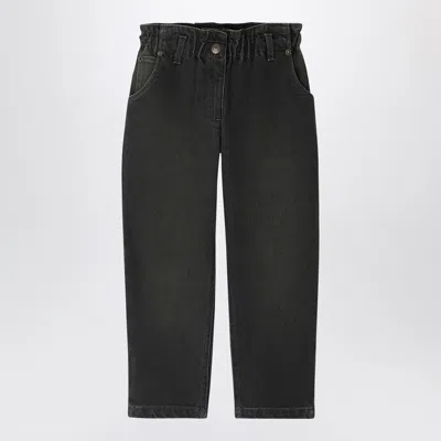 Bonpoint Sonie Black Denim Jeans In Black