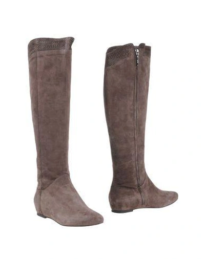 Shop Aerin Boots In Grey