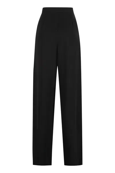 Max Mara Navigli Viscose Blend Trouser With Sequins