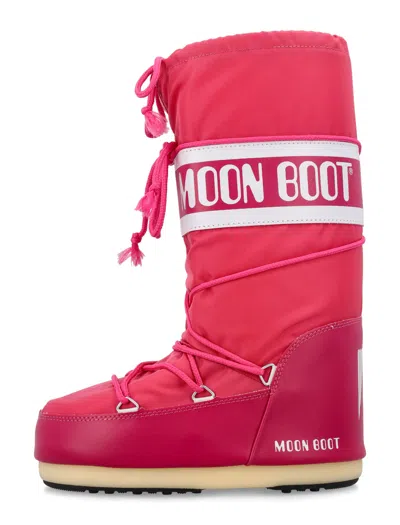 Moon Boot Icon Logo Printed Lace-up Boots