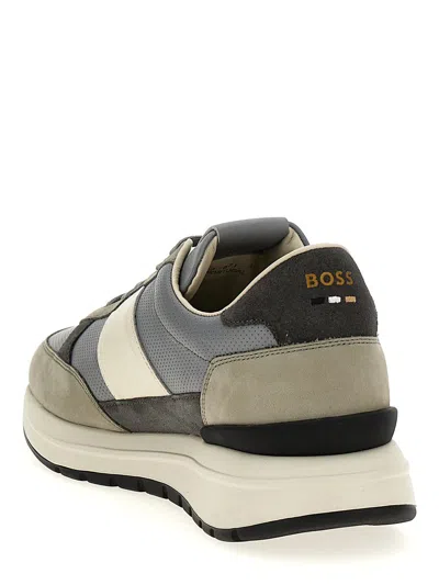 Hugo Boss Multicolor Low Top Sneakers In Multicolor
