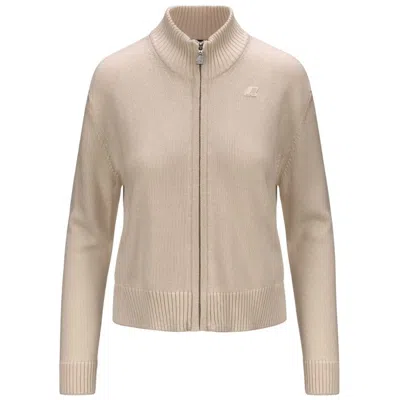 Shop K-way Sweatshirt In Beige